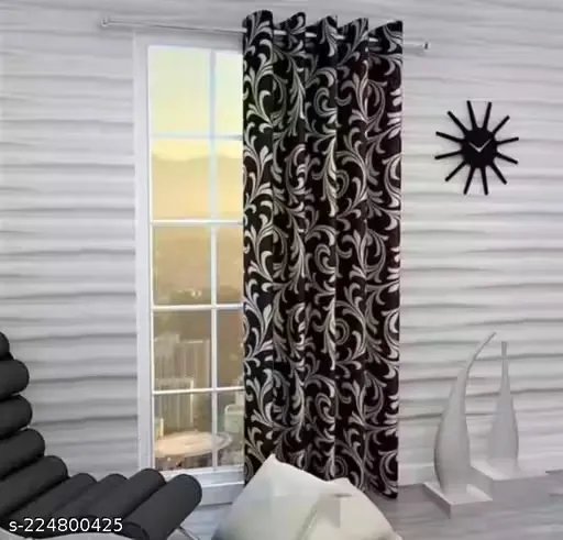 PRINTED CURTAINS PACK OF 1PCS SET